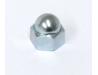 Rear shock absorber retaining dome nut