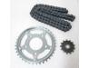 Drive chain and sprocket set