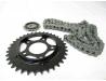 Drive chain and sprocket set