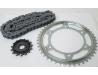 Drive chain and sprocket set