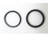 Brake caliper piston seal set for one piston