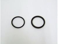 Image of Brake caliper piston oil seal and dust seal set, Rear