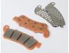 Brake pad set for one front caliper