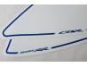 Image of Accessory racing sticker set in White and Blue