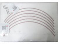Image of Accessory wheel sticker set in Red