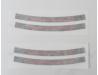 Image of Accessory wheel sticker set in Silver