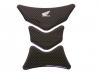 Tank pad - 3 Piece, Carbon fibre look with Honda wing logo