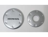 Image of Accessory crankcase cover garnish set in Silver, Colour code NH-A48M