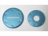 Accessory crankcase cover garnish set in Satin Blue, Colour code B-186M