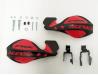 Accessory wind deflector / hand guard set in Red and Black