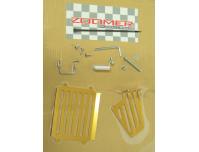 Image of Accessory radiator and coolant tank cover set in Gold