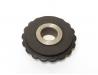 Cam chain tensioner roller wheel