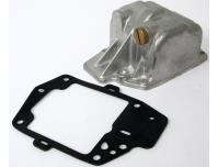 Image of Carburettor float bowl for Rear Left hand carburettor