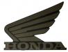 Fuel tank Honda wing emblem, Left hand for Black models
