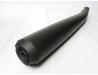 Exhaust silencer in BLACK, Right hand