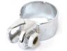 Exhaust rear down pipe to collector box clamp, Right hand