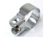 Image of Exhaust Left hand rear down pipe to collector box clamp