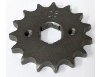 Image of Drive sprocket, Front. Standard 15 teeth