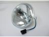 Head light glass and reflector unit