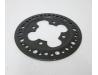Wheel spoke flange for front wheel