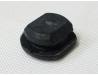 Brake pad hanger pin rubber end plug