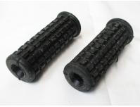 Image of Footrest rubber set, rear