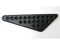 Image of Foot rest hanger plate heel guard, Left hand in Black