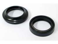 Image of Fork oil seal kit, One oil seal and one dust seal