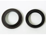 Image of Fork seal set, One oil seal and one dust seal