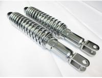 Image of Shock absorber set with chrome spring