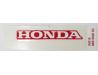 Seat tailpiece Honda decal