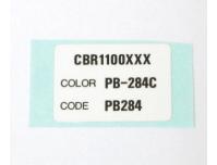 Image of Colour code label for Candy Phoenix Blue models