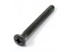 Handle bar end weight retaining screw