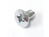 Exhaust silencer heat shield mounting screw
